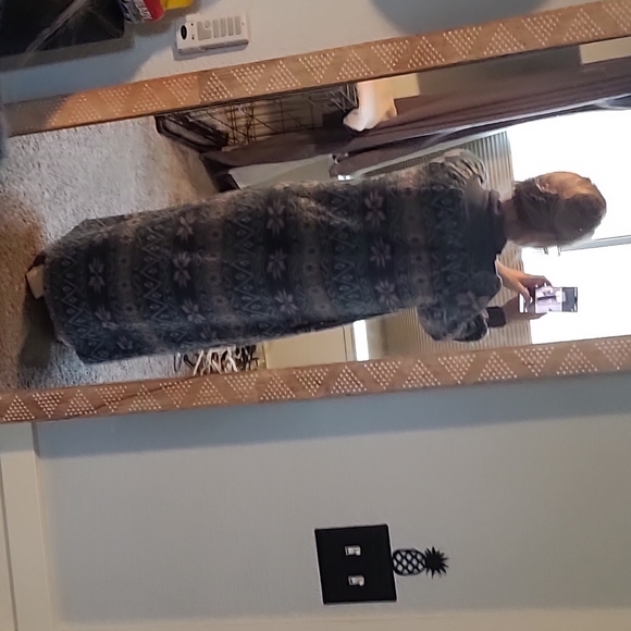 STUNNING VINTAGE ADONNA LEISUREWEAR HOUSE DRESS/MO MO - Picture 3 of 9